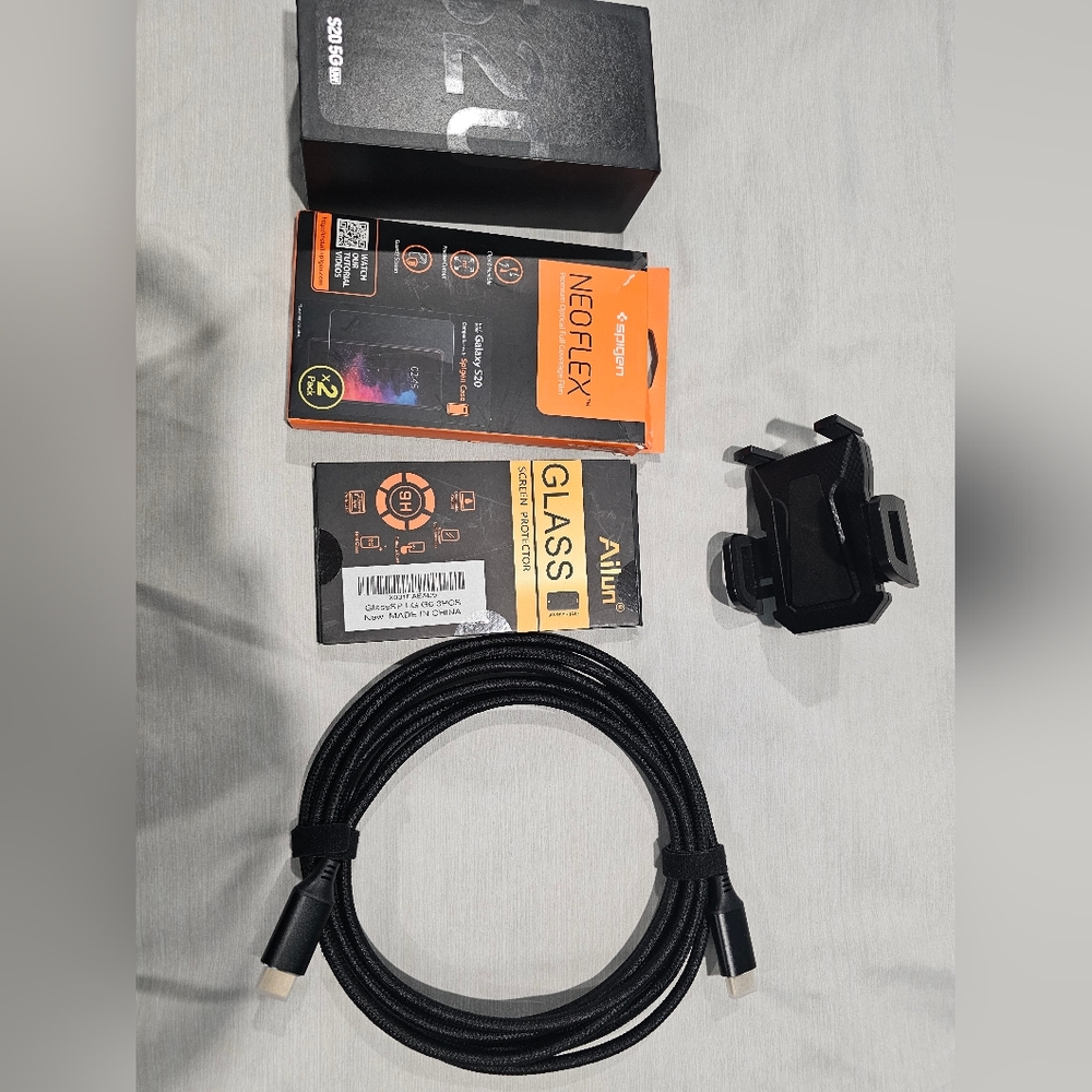 Spigen NeoFlex Screen Protector and Accessories Bundle